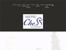 Tablet Screenshot of madridchessacademy.com